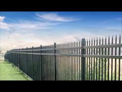 Galvanized Steel Fence Installation Process Video 01
